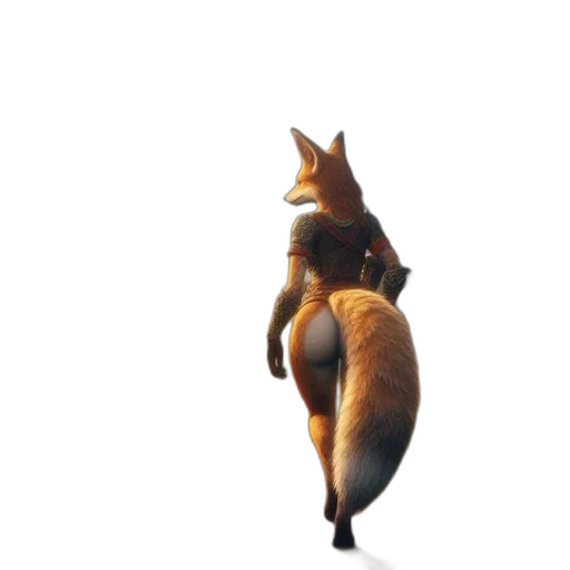 animal, dress, creature, staff transparent PNG cut-out