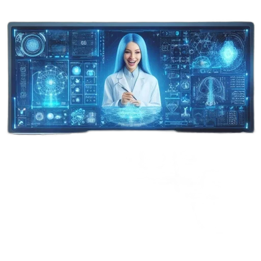 staff, robot, cyberpunk, concept art transparent PNG cut-out