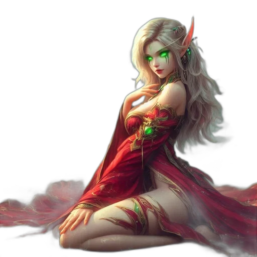 dress, dragon, fantasy art, concept art transparent PNG cut-out
