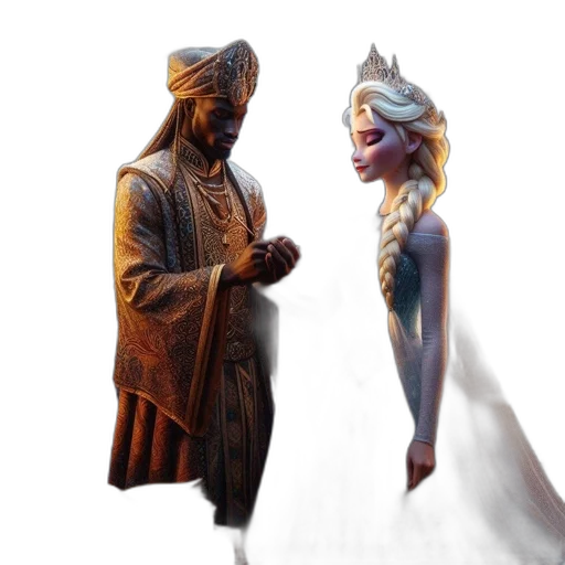 dress, crown, concept art, fantasy art transparent PNG cut-out