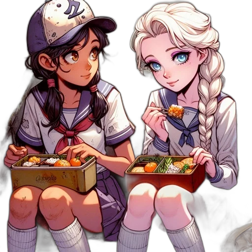 food, staff, anime, pixel art transparent PNG cut-out
