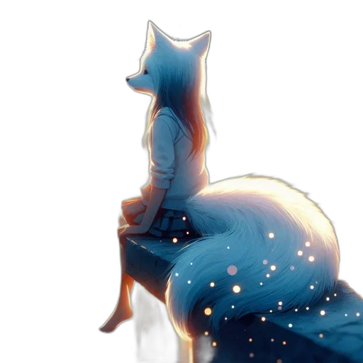 dress, staff, animal, creature transparent PNG cut-out