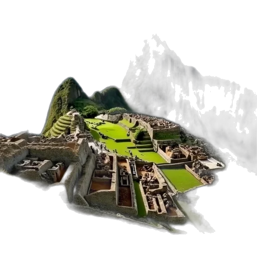 building, dragon, 3d render, concept art transparent PNG cut-out