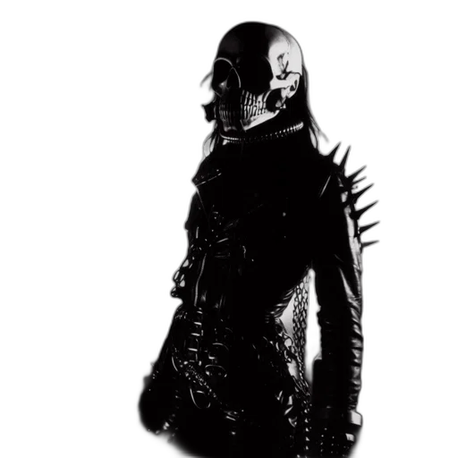 jacket, robot, mask, creature transparent PNG cut-out