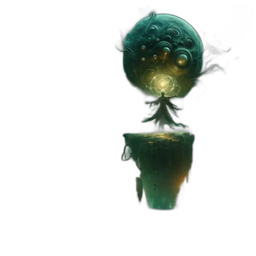 creature, crown, umbrella, bottle transparent PNG cut-out