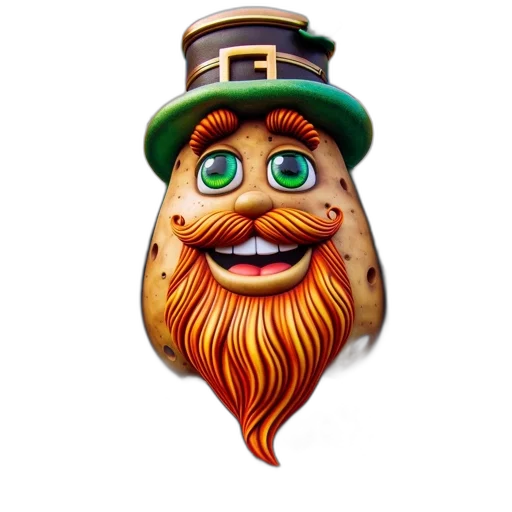 mask, hat, large, vibrant transparent PNG cut-out