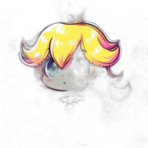 hair, staff, mask, crown transparent PNG cut-out