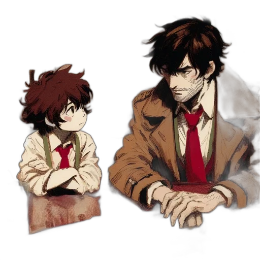jacket, concept art, pixel art, watercolor transparent PNG cut-out
