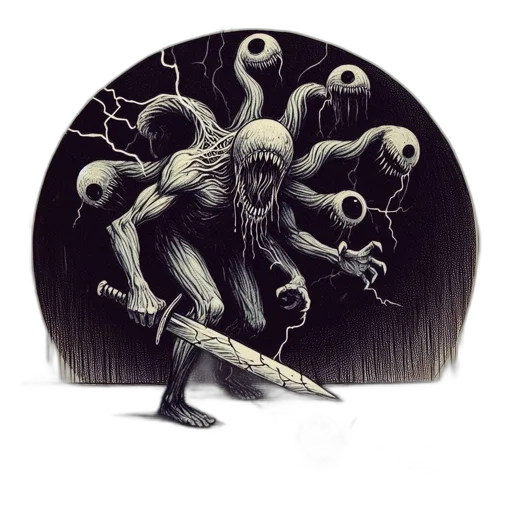 creature, staff, concept art, comic book art transparent PNG cut-out