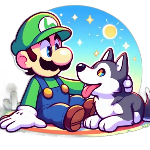 staff, animal, pixel art, cartoon transparent PNG cut-out