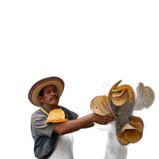 hat, food, umbrella, staff transparent PNG cut-out