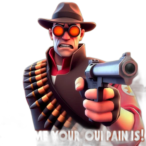 weapon, hat, jacket, concept art transparent PNG cut-out