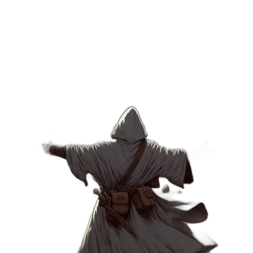 staff, sword, weapon, jacket transparent PNG cut-out