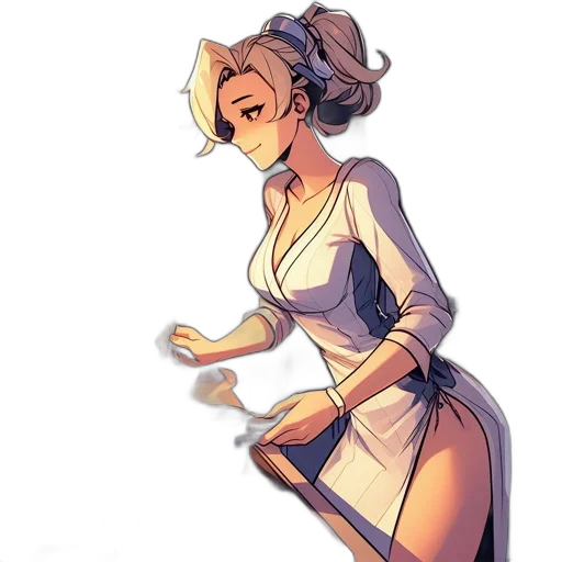 dress, staff, concept art, pixel art transparent PNG cut-out