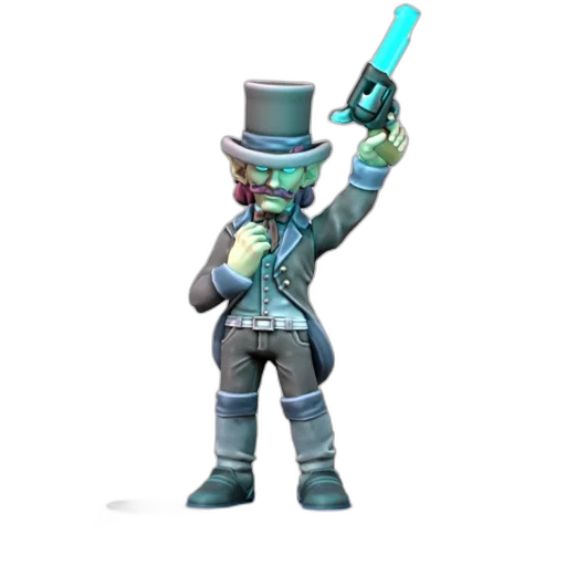 staff, weapon, robot, hat transparent PNG cut-out