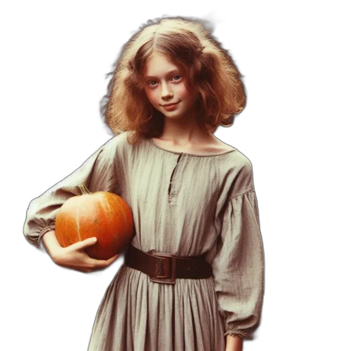 dress, photorealistic, young, girl transparent PNG cut-out