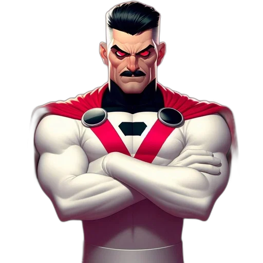 face, comic book art, concept art, cartoon transparent PNG cut-out