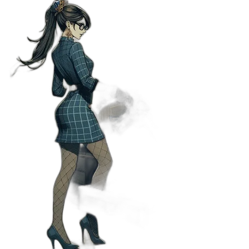 dress, staff, concept art, anime transparent PNG cut-out