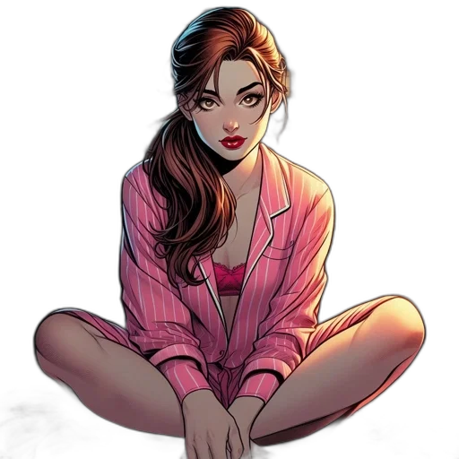 jacket, comic book art, concept art, cartoon transparent PNG cut-out