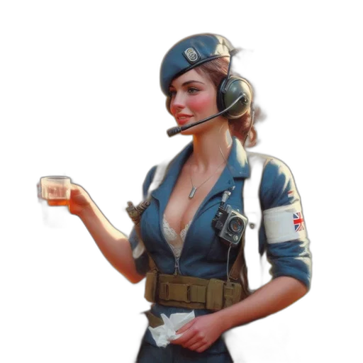 jacket, weapon, staff, dress transparent PNG cut-out