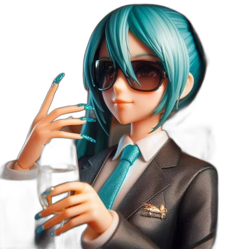 staff, jacket, robot, 3d render transparent PNG cut-out