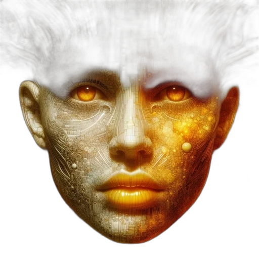 face, mask, fantasy art, concept art transparent PNG cut-out