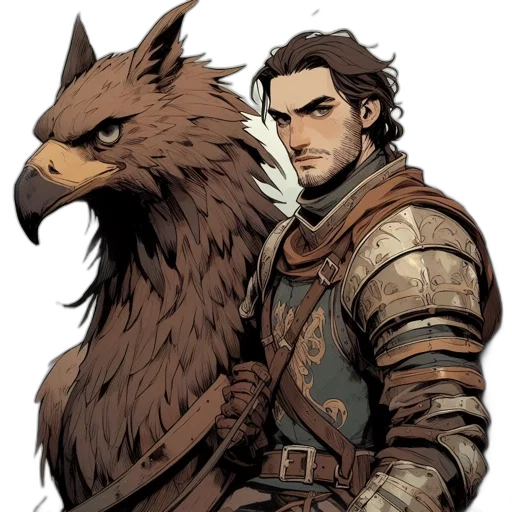 dragon, animal, staff, fantasy art transparent PNG cut-out