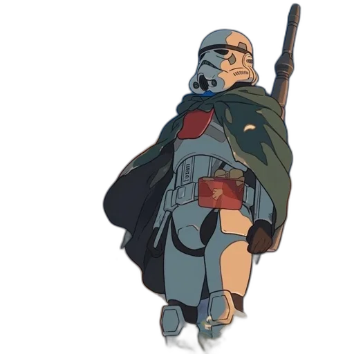 weapon, jacket, sword, staff transparent PNG cut-out