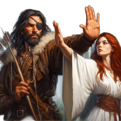 sword, fantasy art, concept art, comic book art transparent PNG cut-out