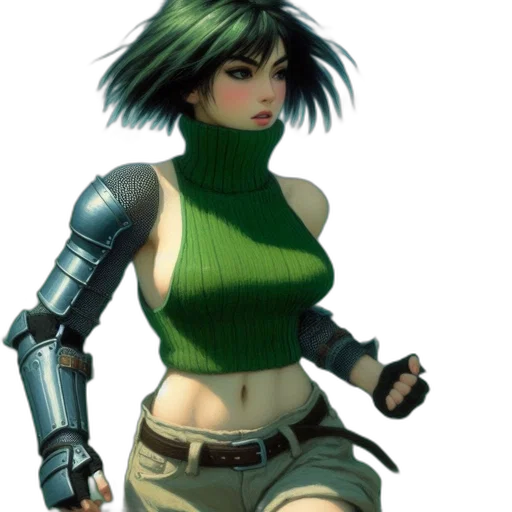 concept art, comic book art, fantasy art, cyberpunk transparent PNG cut-out