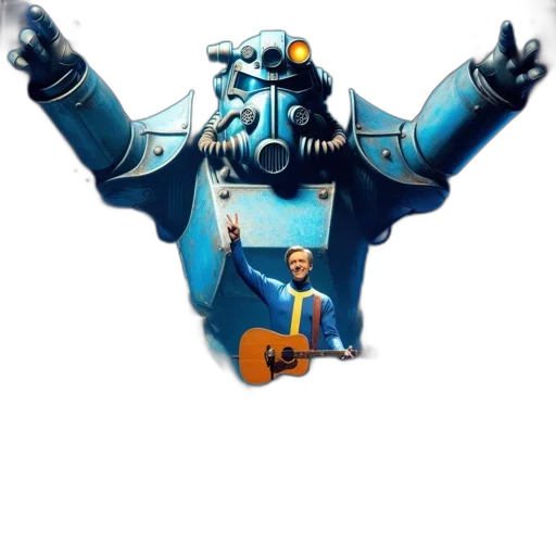 robot, jacket, animal, weapon transparent PNG cut-out