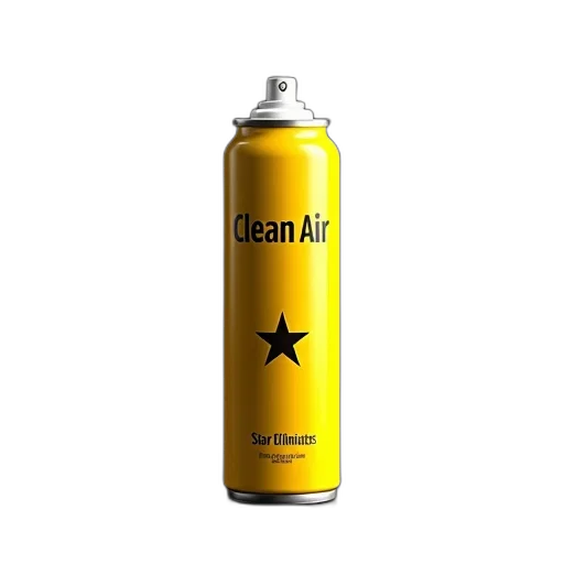 bottle, photorealistic, yellow, spray transparent PNG cut-out