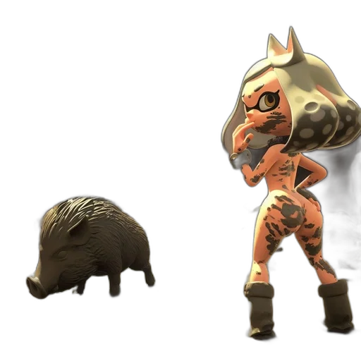 creature, mask, animal, weapon transparent PNG cut-out