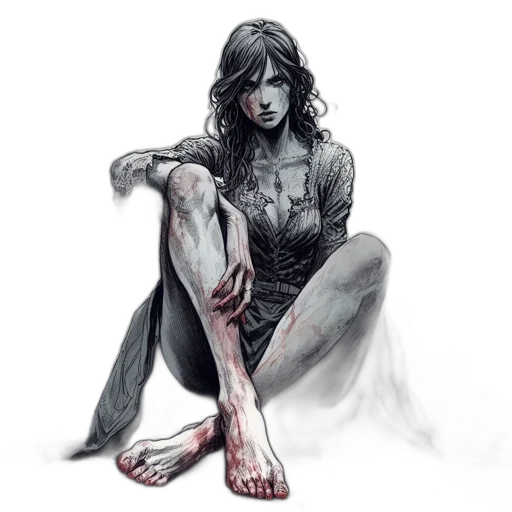 dress, comic book art, concept art, photorealistic transparent PNG cut-out