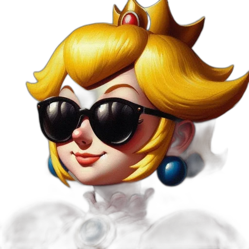 crown, concept art, 3d render, pixel art transparent PNG cut-out