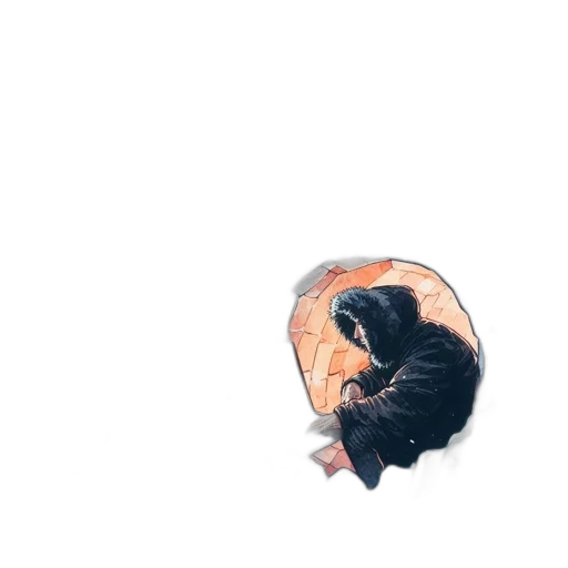 umbrella, animal, hair, creature transparent PNG cut-out