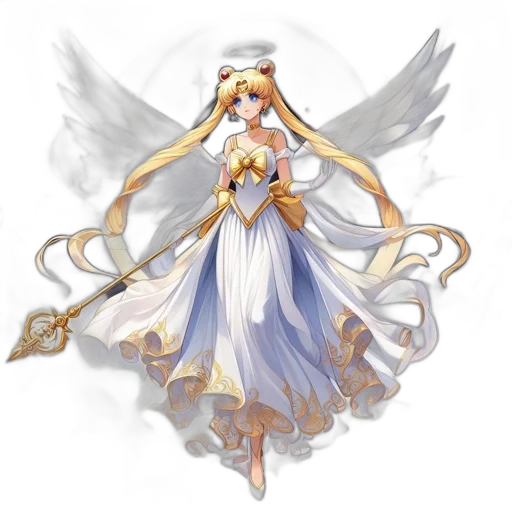 dress, staff, concept art, fantasy art transparent PNG cut-out