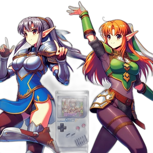 pixel art, fantasy art, concept art, anime transparent PNG cut-out