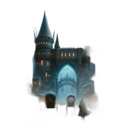 building, crown, concept art, fantasy art transparent PNG cut-out
