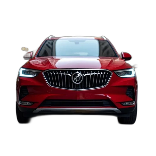 car, 3d render, red, buick transparent PNG cut-out