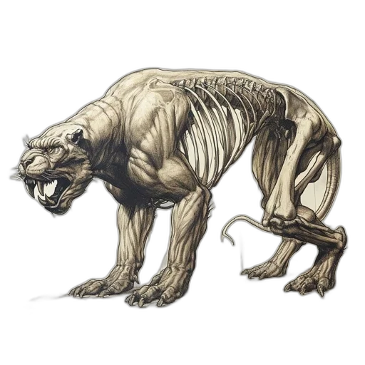 creature, animal, dragon, staff transparent PNG cut-out