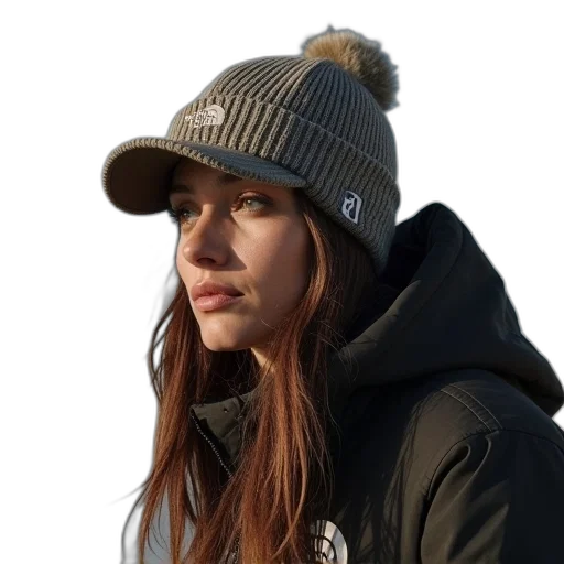 hat, jacket, face, staff transparent PNG cut-out