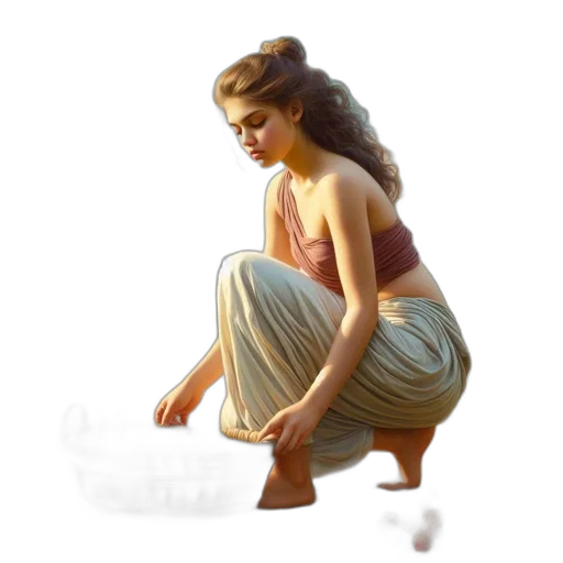 dress, fantasy art, concept art, photorealistic transparent PNG cut-out