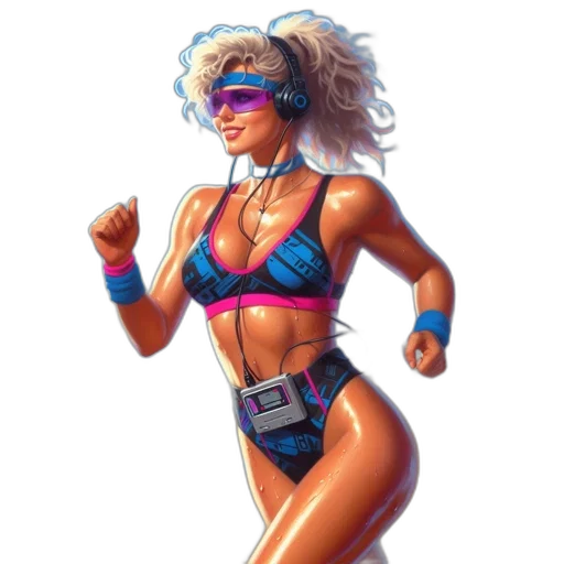 cyberpunk, concept art, comic book art, pixel art transparent PNG cut-out