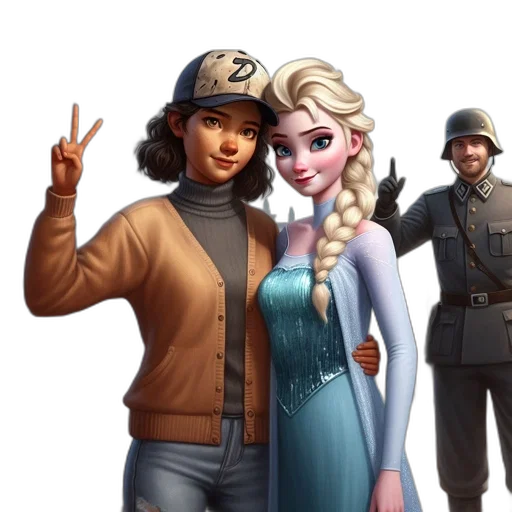hat, staff, weapon, jacket transparent PNG cut-out