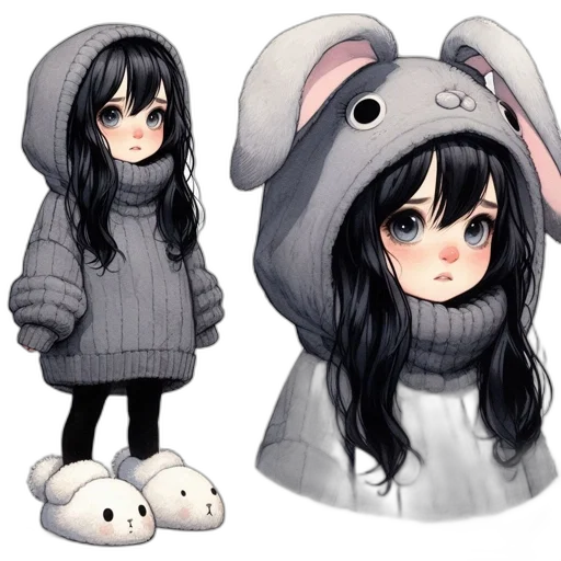 creature, concept art, anime, pixel art transparent PNG cut-out
