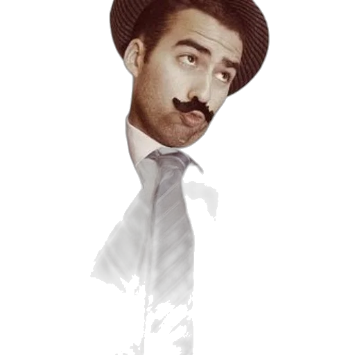 hat, staff, face, cartoon transparent PNG cut-out