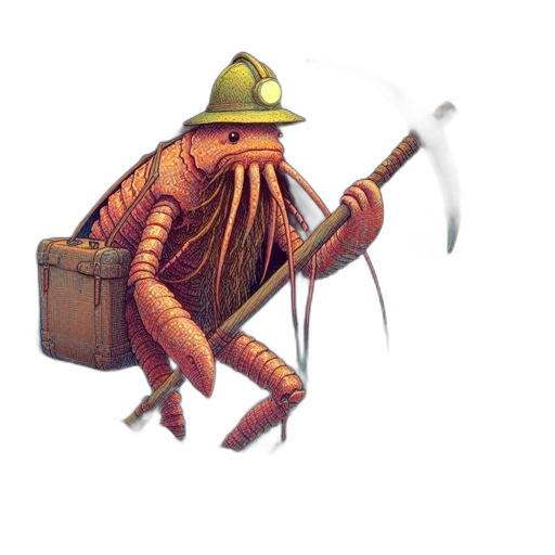 staff, creature, weapon, hat transparent PNG cut-out