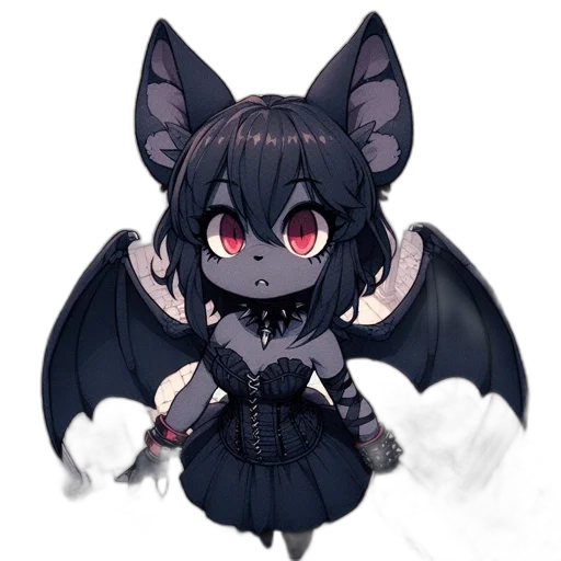 dragon, creature, animal, staff transparent PNG cut-out