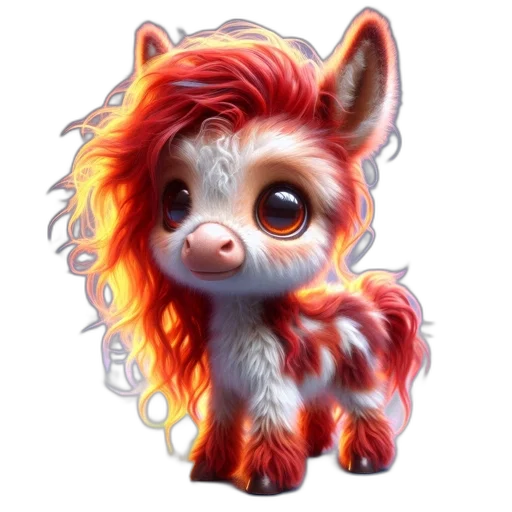 creature, staff, dragon, hair transparent PNG cut-out